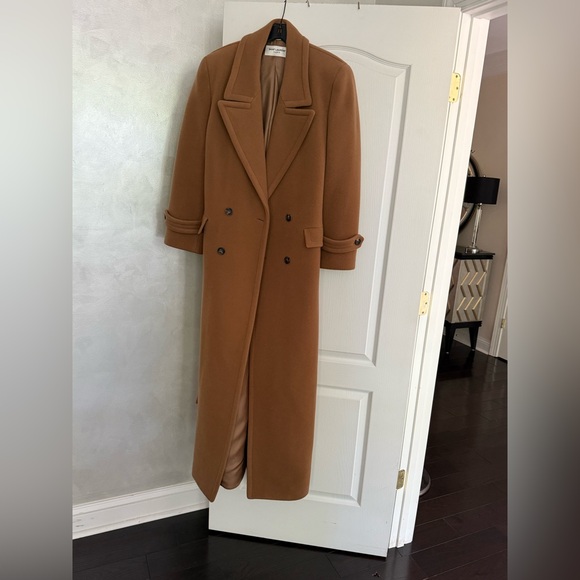 Saint Laurent Dresses & Skirts - Saint Laurent Tan Women's Coat
